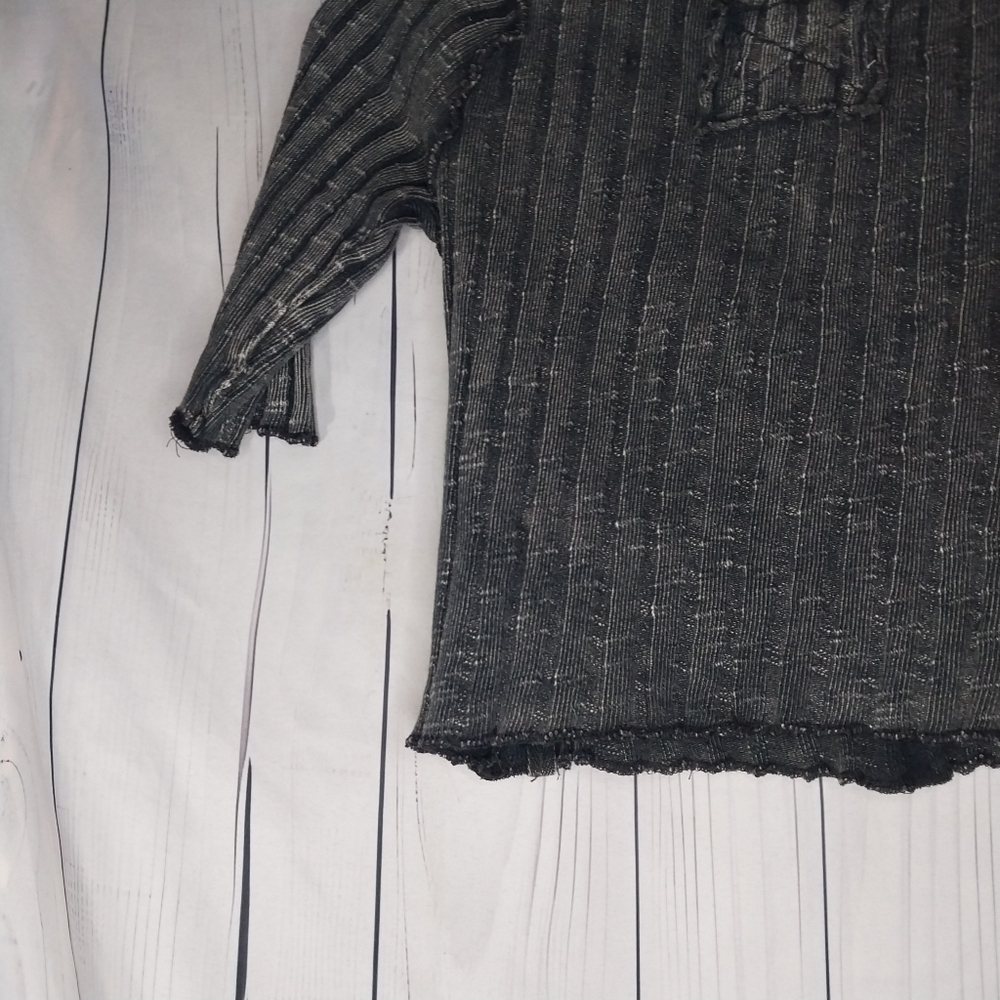 We The Free Meant to Be Ribbed Knit Short Sleeve Cropped Top Cotton Size S - Picture 8 of 12